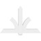 Ekena Millwork Redmond Architectural Grade PVC Gable Bracket, 60"W x 40"H x 4"D x 6"F, 16/12 Pitch GBP060X40X0406RED00 - alternate 3
